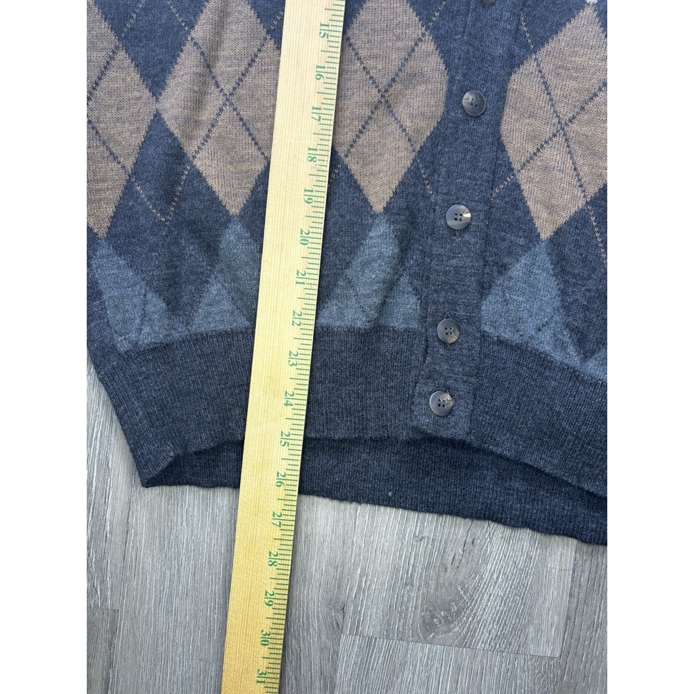 Kenneth Roberts Sweater Vest Mens Large‎  Wool Blend Made in Italy - Picture 9 of 10